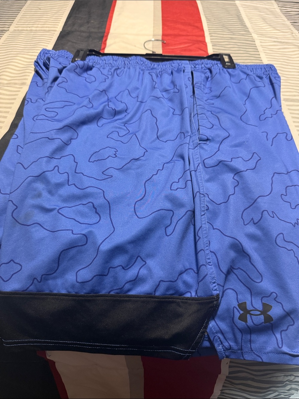 Under Armour Men’s Blue Camo Performance Shorts